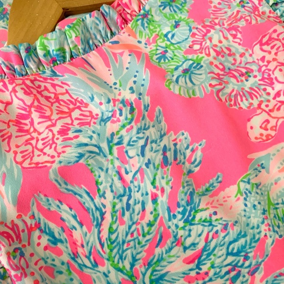 Lilly Pulitzer Ruffle Sleeveless Shift Dress - Picture 9 of 12